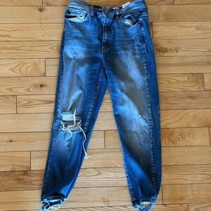 KanCan Blue Denim Destroyed Skinny Jeans